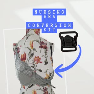 Kit de conversión para sujetador de lactancia / Convierte cualquier sujetador en apto para la lactancia materna.