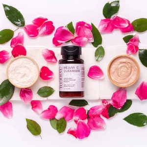 Rejuvi C Cleanser, Vegan Hibiscus Face Scrub Powder, Facial Cleansing Powder, Clay Facial Exfoliator, Ora's Amazing Herbal