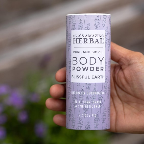 Lavender Body Powder, Talc-Free Deodorant for Fresh, Odor Control – Ora’s Herbal