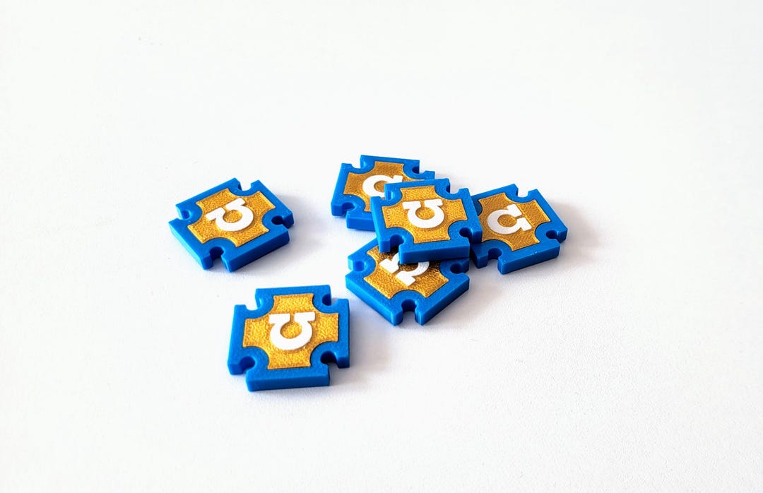WH40K Ultramarines Command Point Tokens [6] - Etsy