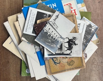 2 lb Vintage Ephemera Grab Bag | 19th–20th Century Paper Finds