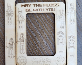 Cadre magnétique Star Wars pour couture en PVC ou en papier perforé