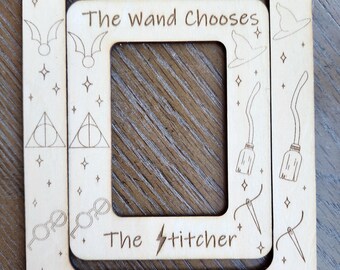 Cadre magnétique Harry Potter pour couture en PVC ou en papier perforé