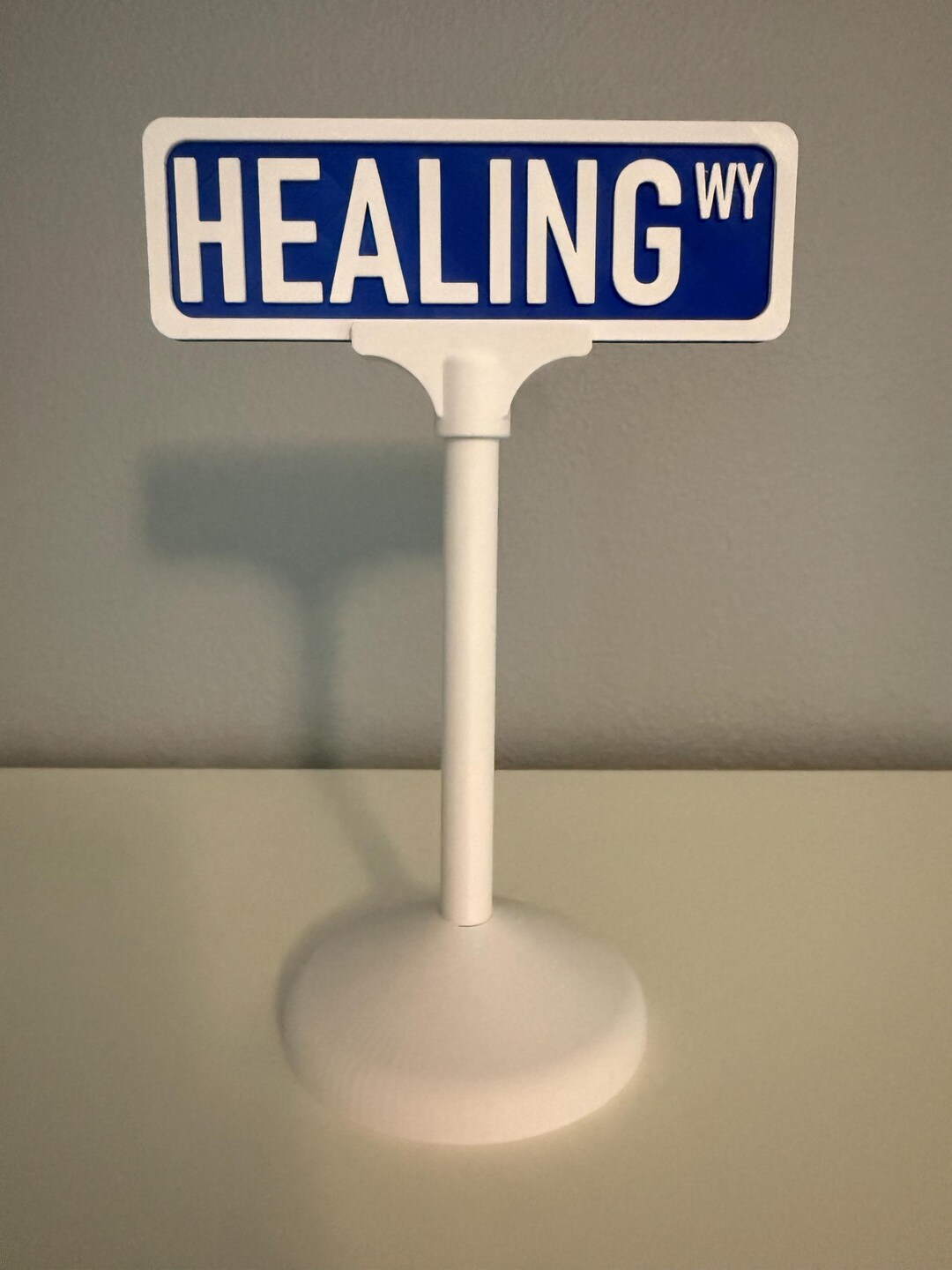 Modular Street Sign Pole Display | Stackable Desk or Shelf Sign Holder ...