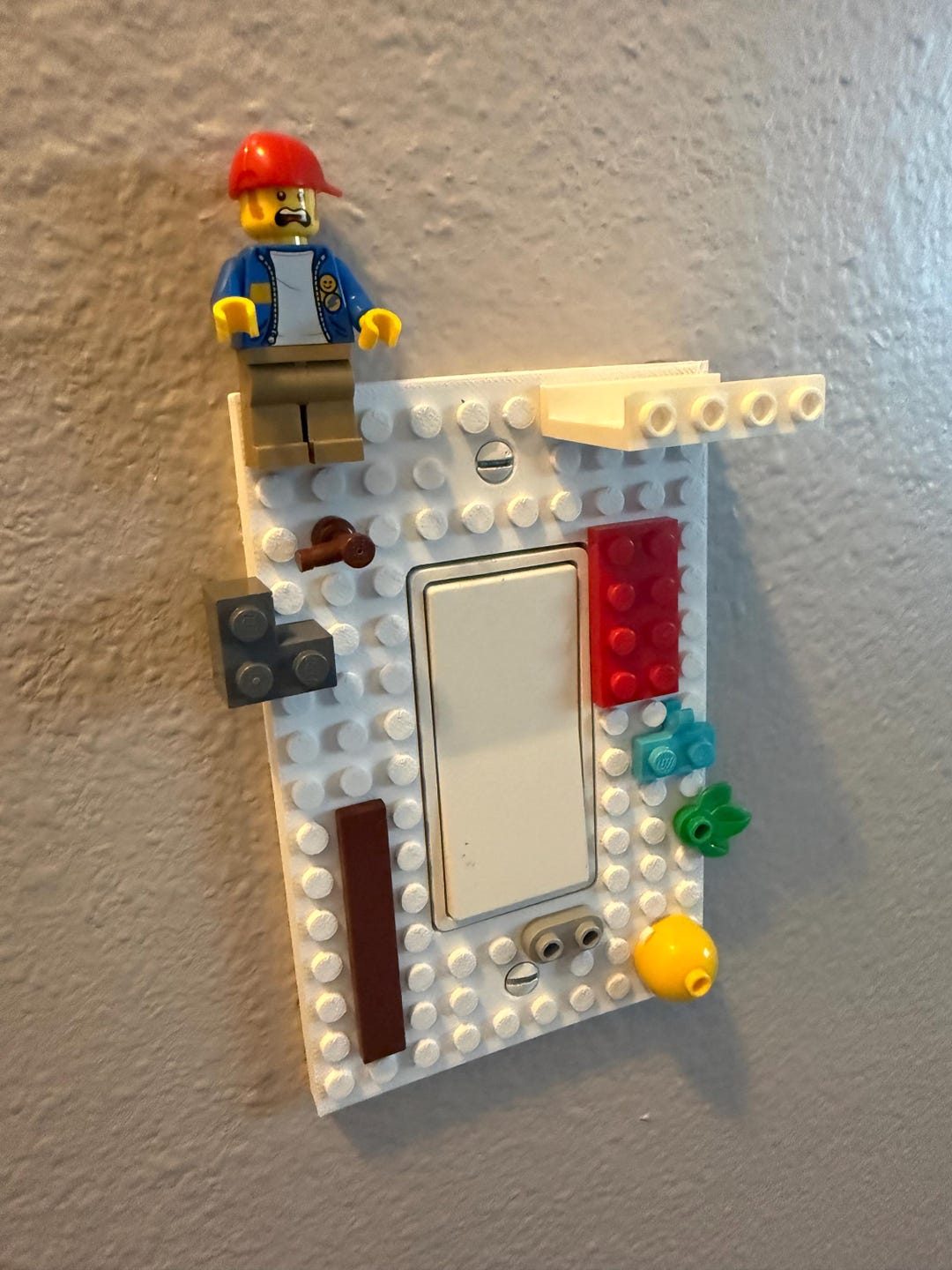 Building Block Compatible Light Switch Cover | Creative Wall Plate ...