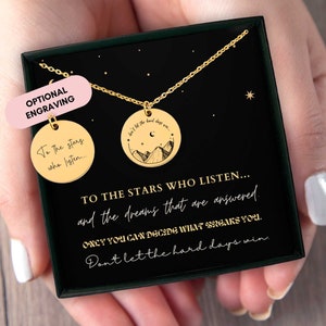 ACOTAR Necklace, Personalized ACOTAR Merch, Throne Of Glass, ACOTAR Jewelry, Acotar Gift, Bookish Gift, City Of Starlight, Book Lover Gift