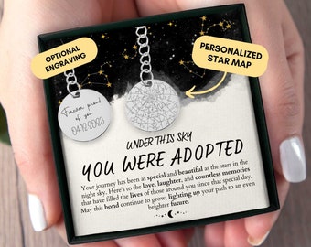 Adoption Gifts, Adoption Keychain, Adoption Jewelry, Personalized Gift, Adoption Day Gift, Christmas Gift, Gift For Adoption, Custom Gift