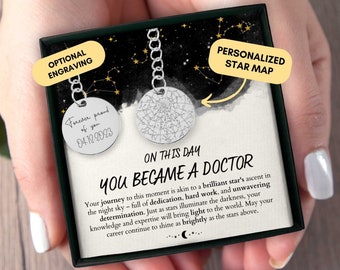 Doctor Graduation Gift For Him, For Her, New Doctor Gift, Doctor Necklace, In My Doctor Era, Doctor Graduate, Personalized Gift, Christmas