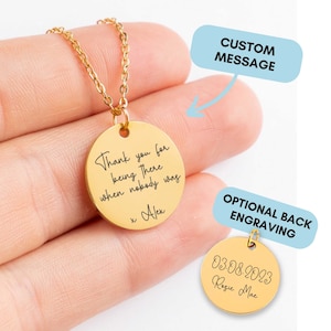 Personalized message necklace discount