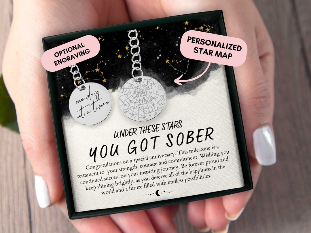 thumbnail image 2 of FEELMEM Sobriety Gift Keychain Addiction Recovery Gift Behind You All Memories Before You All Your Dream Aa Alcoholics Anonymous Warrior Recovery Gift New Beginnings Gift Black 2 of 12