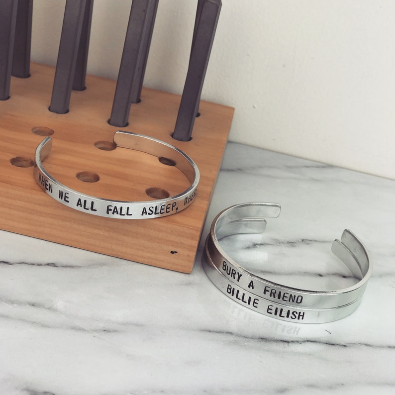 Billie Eilish Bracelet When We All Fall Asleep Where Do We Go | Etsy