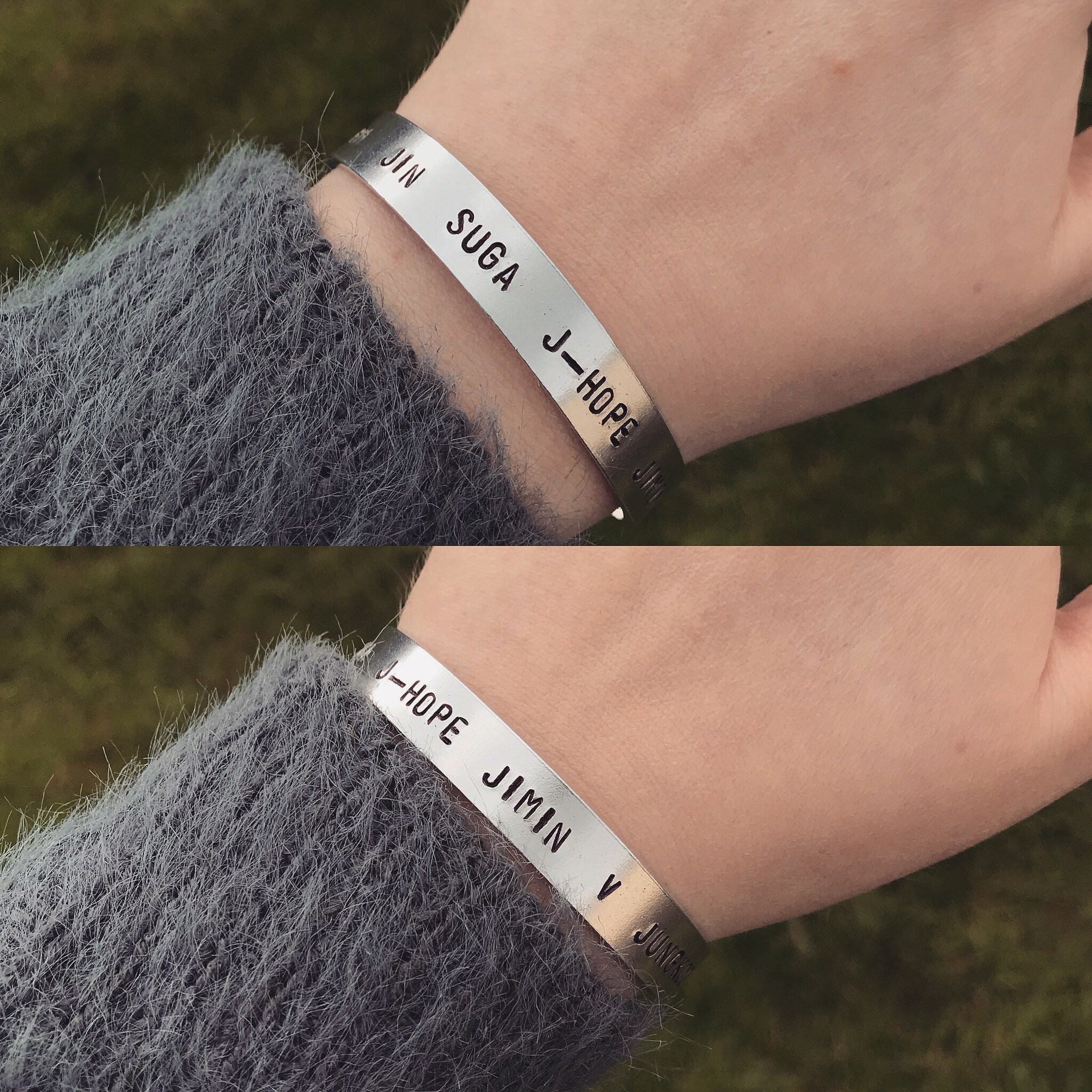 Buy Forberesten BTS Bracelet | Unisex Kpop Bangtan Boys Jungkook, Jimin, V,  Suga, Jin, J-Hope, Rap Monster Birthday Wristband Wristlet | Best Gift for  The Army( V) Online at Low Prices in