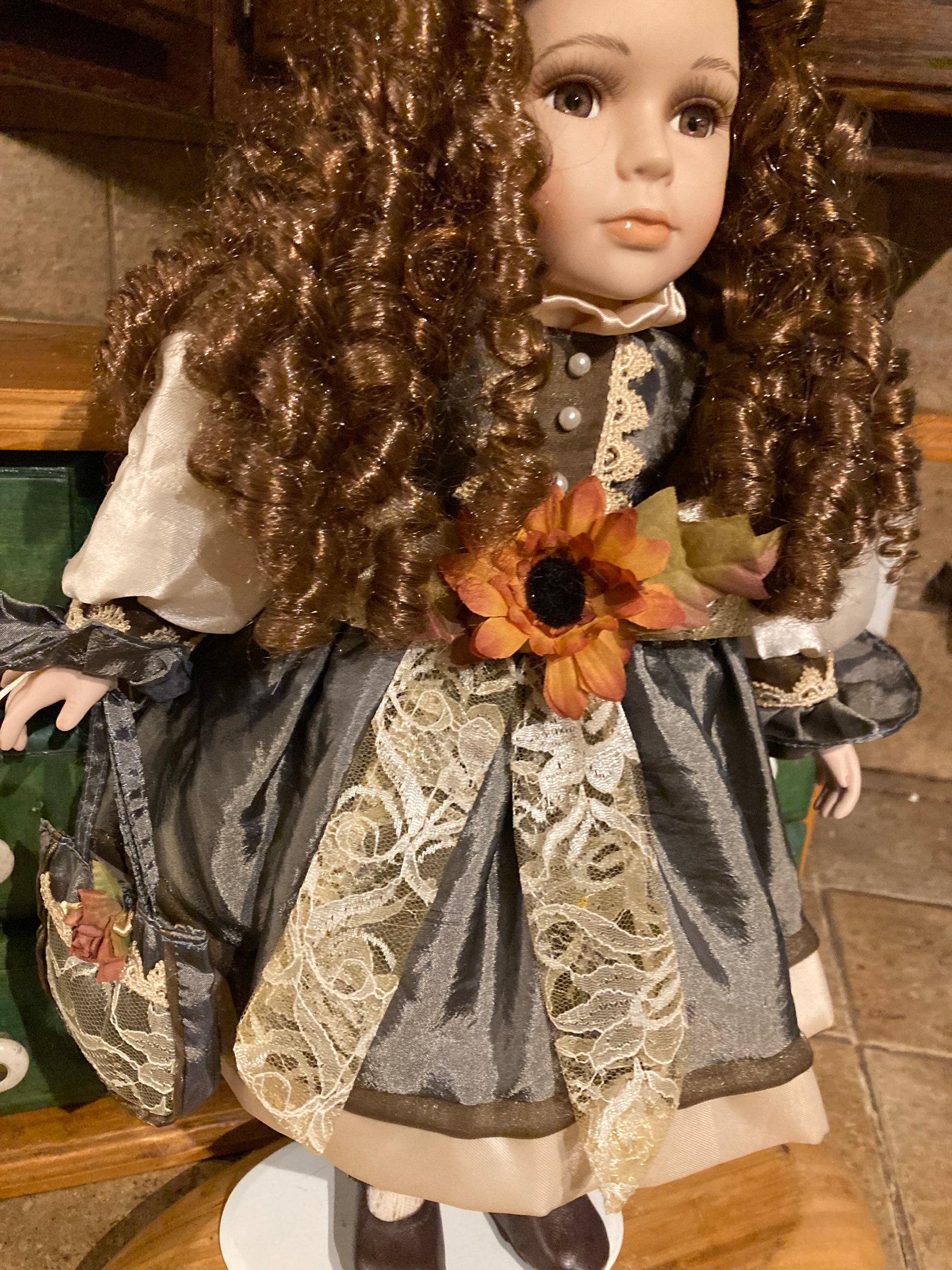 Duck House heirloom porcelain Doll 1604/5000 17 inches tall Etsy