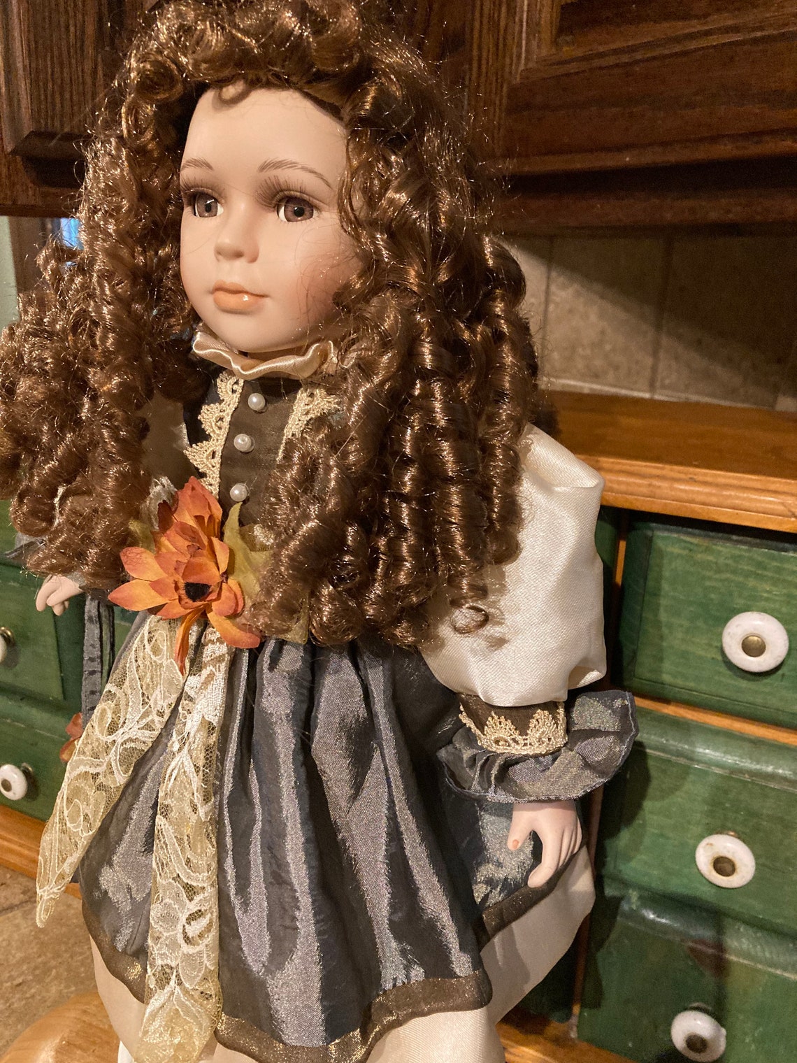 Duck House heirloom porcelain Doll 1604/5000 17 inches tall | Etsy