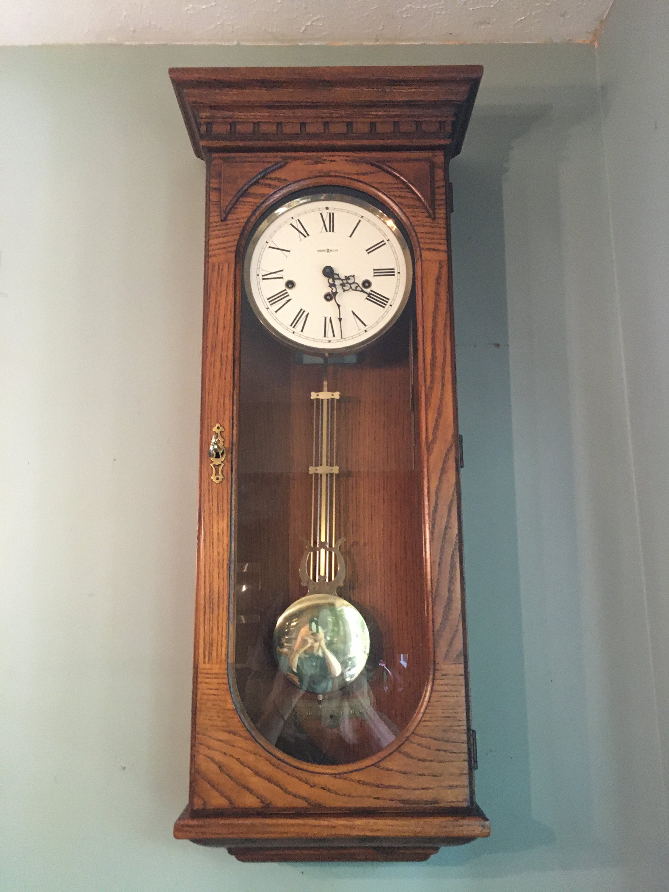 Vintage RARE HOWARD MILLER 613110 Westmont wall clock German Etsy