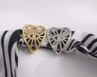 2pcs Heart Eye Connector Pendant Beads,  Evil Eye Charm Bracelet Necklace for DIY Jewelry Making (DB-1041)