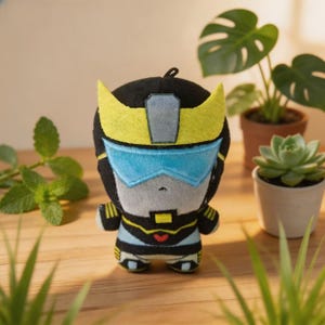 Transformers-Inspired 08 Police Car Plush Charm