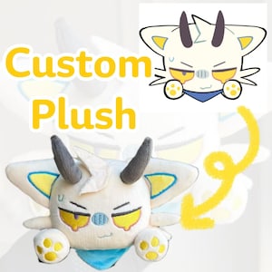 Brinquedo de pelúcia feito à mão sob encomenda | Réplica personalizada de boneca artística