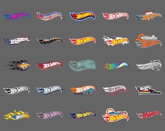Hot Wheels Logo PNG Files, Toy Car Clipart, Car Png Bundle, Flame Car Clipart, Hot Wheels Clipart