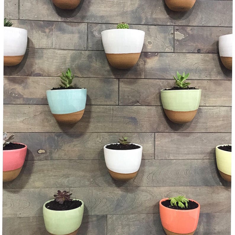 Stoneware Wall Planter image 1