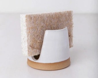 Sponge or Napkin Holder 3/4 glazed