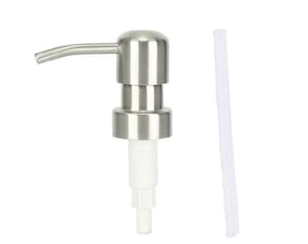 Stainless soap pump
