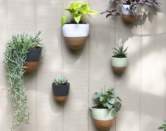 Large Stoneware Wall Planter