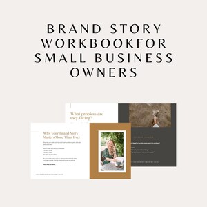Brand Story Workbook for Small Business | Authentic Branding Guide | Marketing Clarity Without Trends