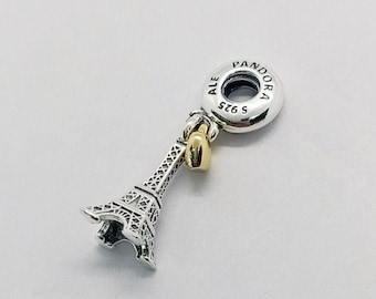 Charm Bead Eiffel Tower Pendant S925 ALE