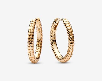 Moments Small Charm Hoop Earrings