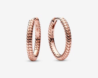 Moments Small Charm Hoop Earrings