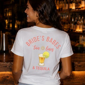Bride's Babes Shirt, Bachelorette Party Shirt, Junggesellinnenabschied T-Shirt, Hen Party Outfit, Bridesmaid Shirt, Tequila Trip Tee