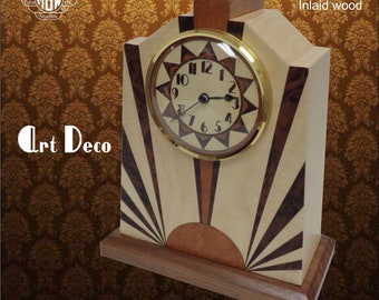 Art Deco Clock Etsy Art Deco Clock Etsy