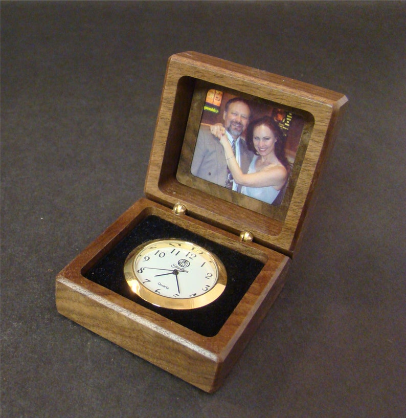 Ring Box, Love You to The Moon and Back Inlaid. Free Engraving and Shipping. RB-68 image 4