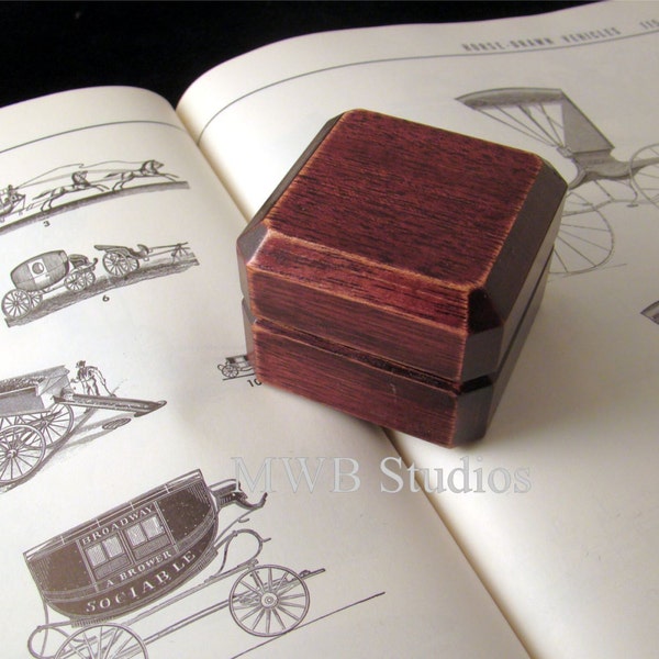 Ring Box, Wood Ring Box, Ring Bearer Box, Antique Ring Box, Custom Ring Box, Marry Me Ring Box, Engraved Ring Box, Free Shipping, RB43