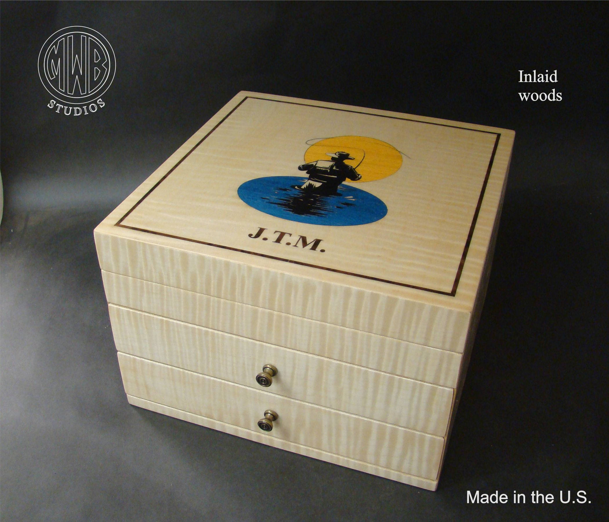 Custom Jewelry Box Handcrafted In The U S Jb 10 2 With Free Shipping