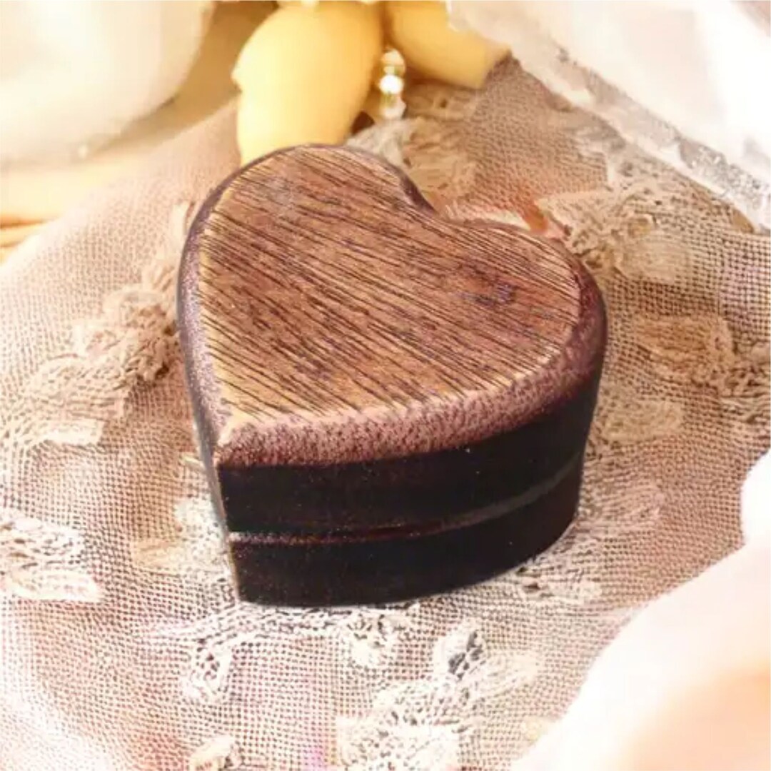 Ring Box Heart Shaped Antique Style. Free Shipping and - Etsy