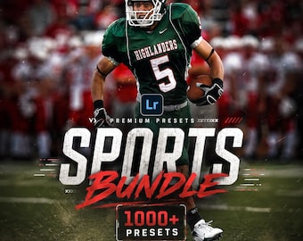 Meer dan 1000 Lightroom-presets voor sport | Mobiel & Desktop | Actie, Voetbal, Basketbal, Atletiek, Fitness, Dynamisch