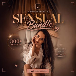 300+ BOUDOIR Lightroom-förinställningar | Mobil och dator | Mjuk, varm, intim, sensuell, redaktionell, hudtoner, stämningsfull