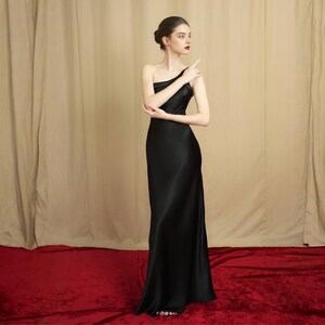 Black Tie Dress Black Guest - Etsy