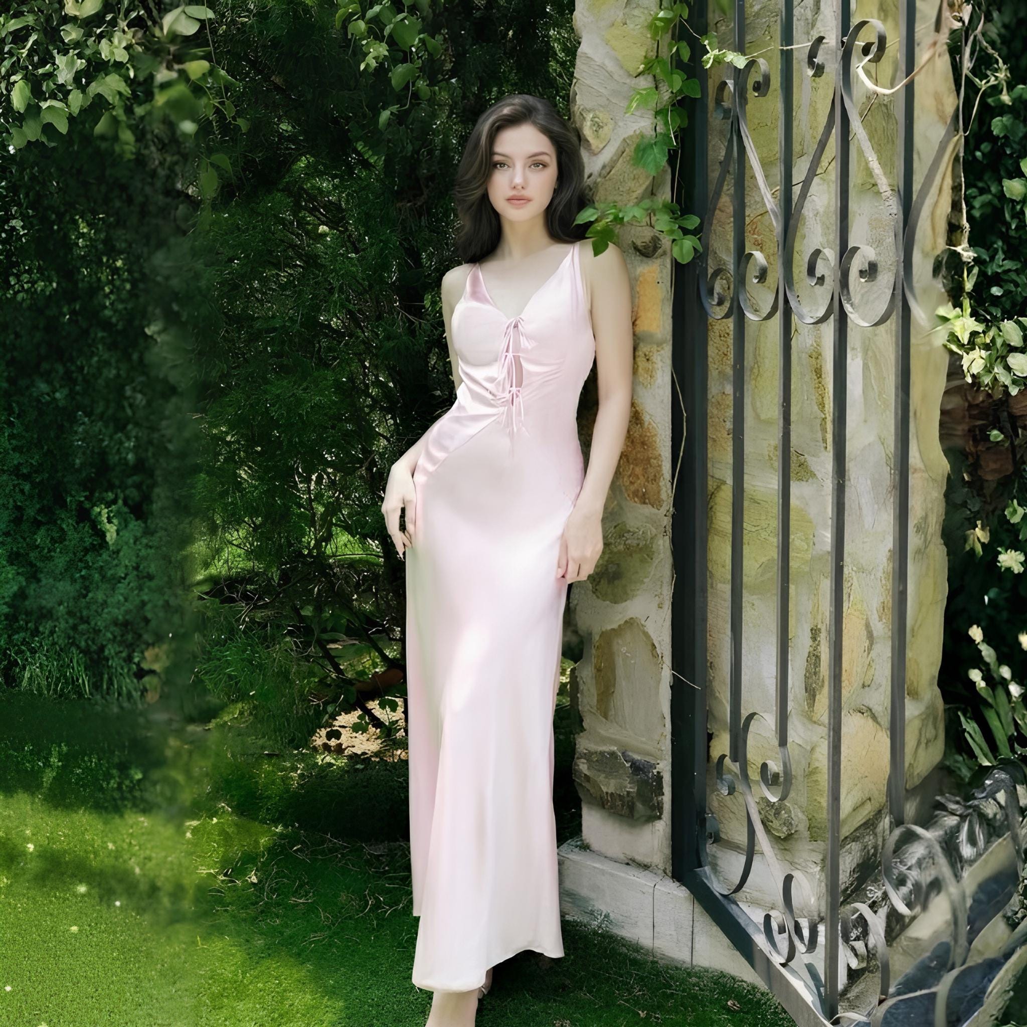 Blush Pink Maxi Dress - Etsy