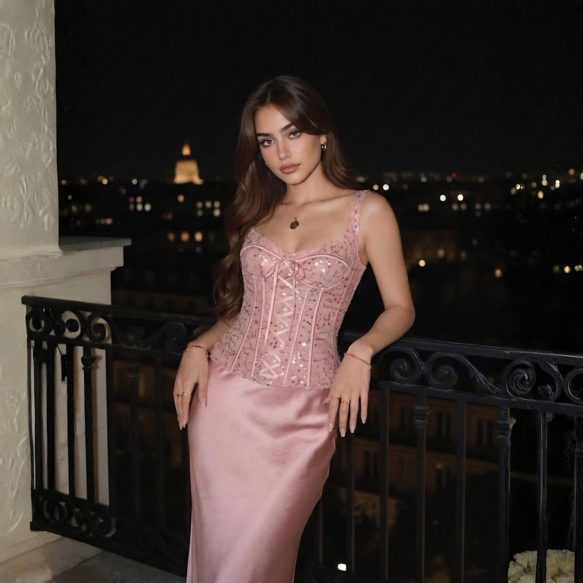 plus size grey evening dresses Wholesale Plus Size Wedding Dresses with Double V-Neck Floor Length main image 1