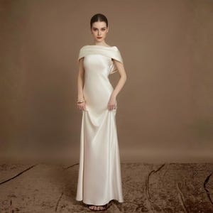 silk elopement dress Goldie