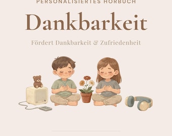Personalisiertes Hörbuch für Kinder (3–6 Jahre) über Dankbarkeit