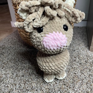 Fawn Highland Cow CROCHET PATTERN ONLY