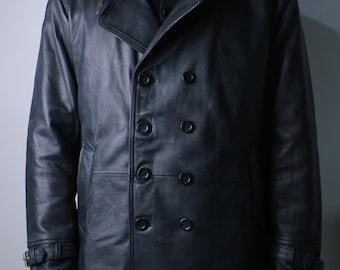 Leren jack Leon Kennedy RE9 – cosplaykostuum met verweerde zwarte nepbontkraag