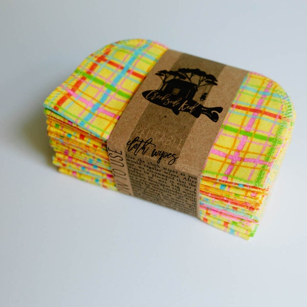 LAST ONE - doekjes - set van 16 doekjes 5x6