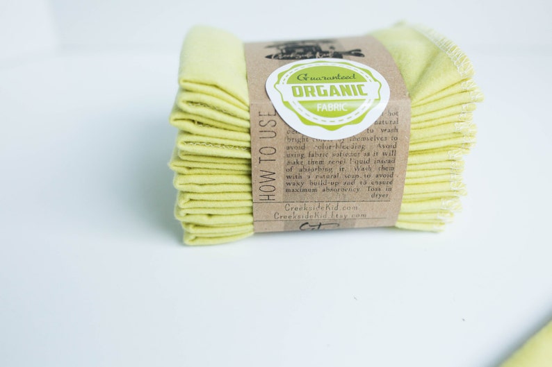 100 Organic Unpaper Towels Cloth Napkins Organic Thread Etsy