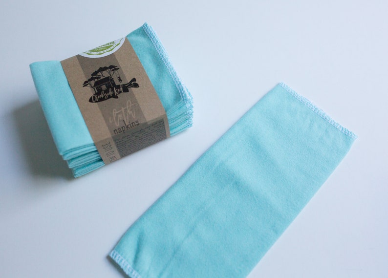 100 Organic Unpaper Towels Cloth Napkins Organic Thread Etsy