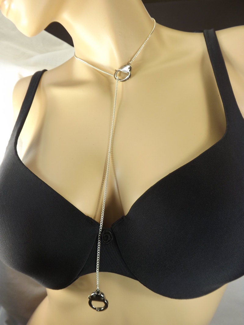 Bdsm Jewelry Handcuff Necklace Lariat Style Handcuff Jewelry Working